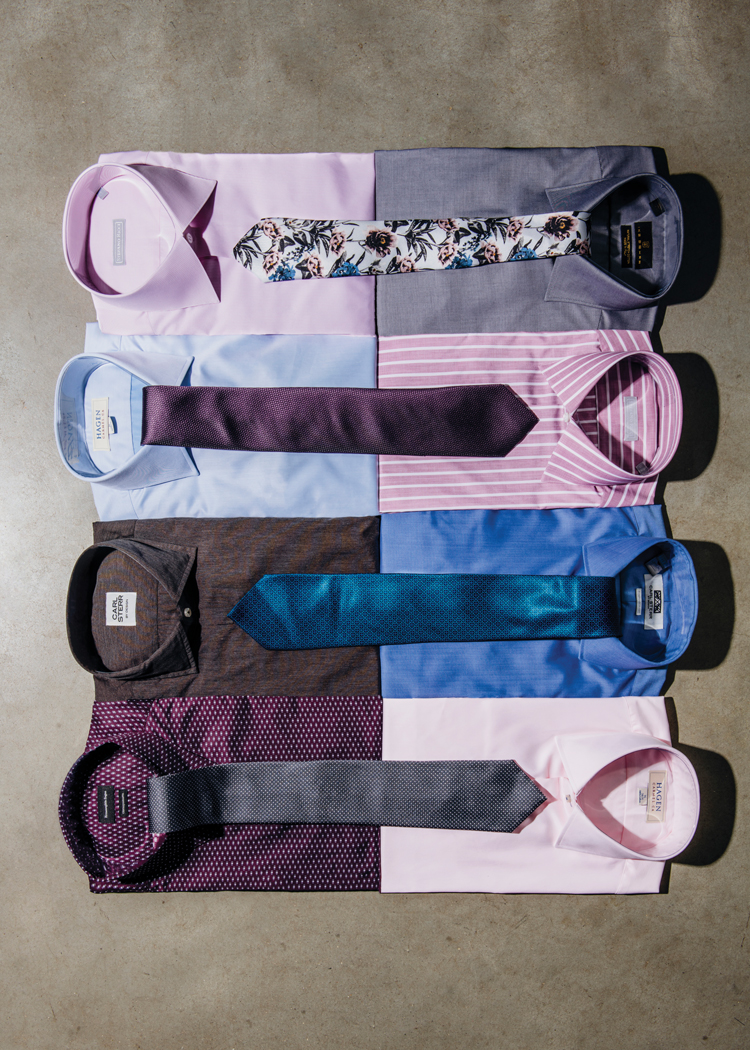 Colorful Shirts and Ties